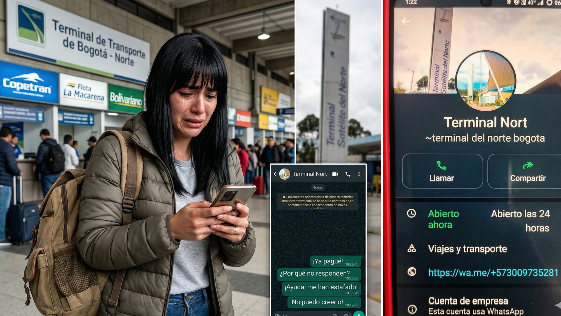 Autoridades en Bogotá advirtieron sobre fraudes en la venta de tiquetes terrestres durante la alta demanda de viajes por Semana Santa- crédito VisualesIA/Secretaría de Convivencia y Justicia