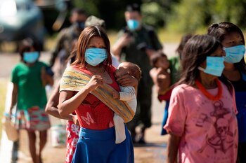 Indígenas de los grupos étnicos