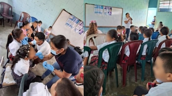 Refuerzan la estrategia nacional para contener el pico de sarampión en centros educativos de Guatemala