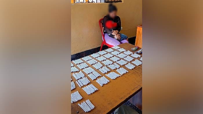 INPE detectó S/4.000 en sandalias, un celular dentro de un peluche y 408 cigarrillos ocultos entre turrones en tres penales. Difusión