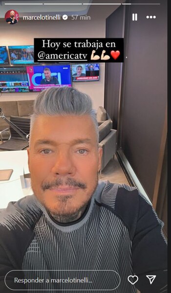 Marcelo Tinelli llegó a Argentina