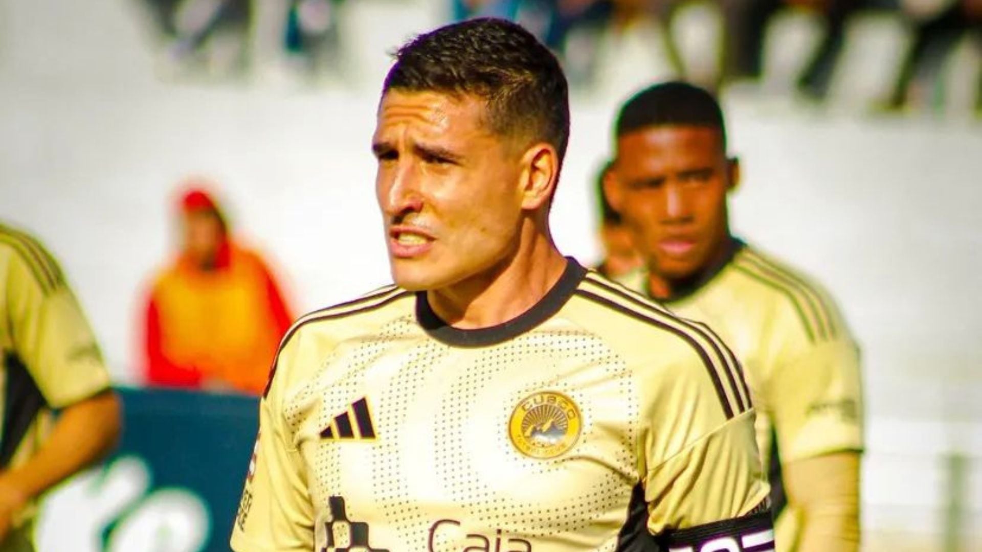Facundo Callejo suele llevar la capitanía en Cusco FC. - Crédito: Difusión