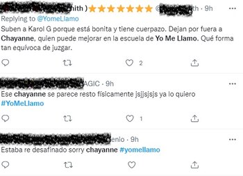 Reacciones en Twitter a imitador