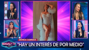 Magaly cuestiona fotos de boda de Karla Tarazona y Christian: “Se olvidaron de lo romantic chic”. Captura: Magaly TV La Firme.