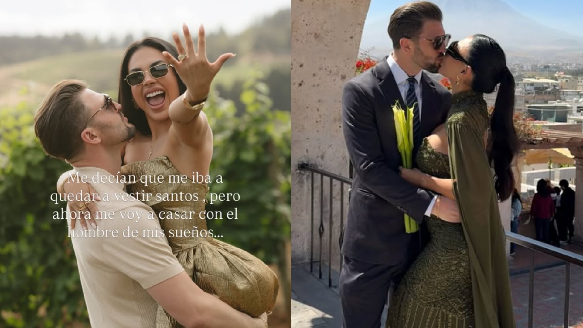 Tefi Valenzuela se comprometió con su novio estadunidense.