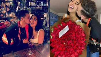 Melissa Paredes y Anthony Aranda.