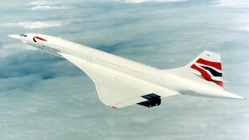 Concorde, el avión comercial supersónico que llevaba de París a Nueva York en tres horas y media y consumía 25.600 litros de combustible por hora de vuelo