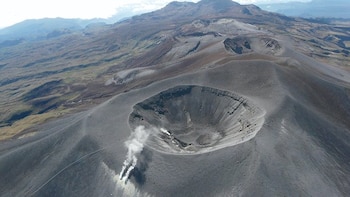 Volcán Puracé cumple un mes