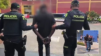Capturaron a habitante de calle que retuvo como rehén a mujer y la amenazó con un cuchillo: este fue el desenlace del video viral