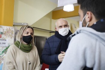 José Luis Espert y Carolina