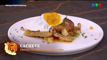 El plato "Chorizo con papa