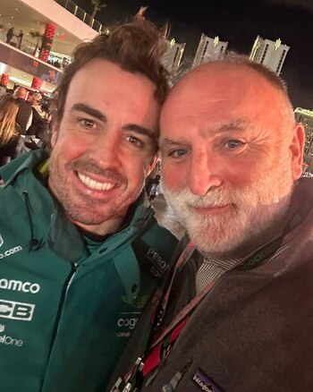 Fernando Alonso y José Andrés