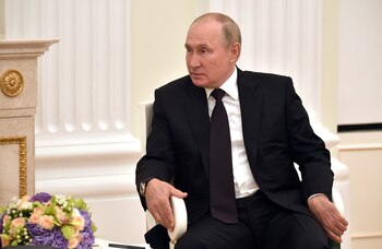 Vladimir Putin, durante con una