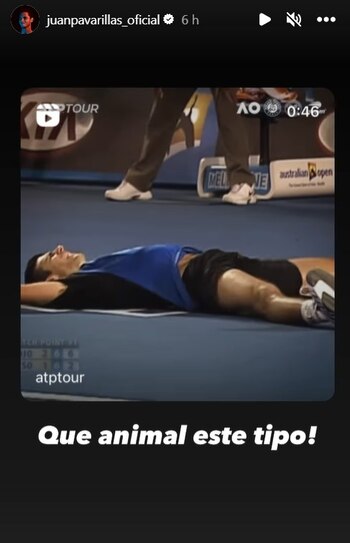 La primera raqueta peruana destacó