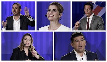 De entre 20 candidatos, ellos