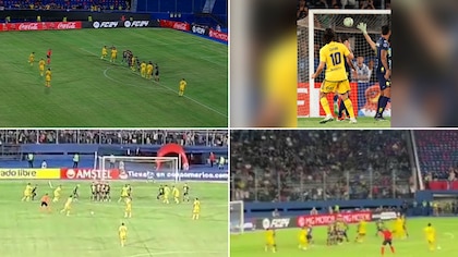 El golazo de Edinson Cavani en el triunfo de Boca Juniors ante Sportivo Trinidense visto desde todos los ángulos