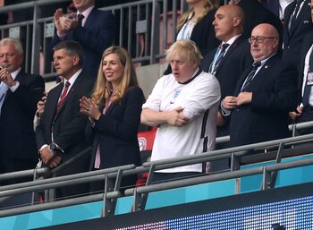 Boris Johnson y su esposa