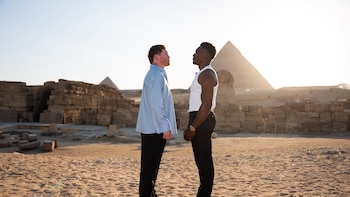 Canelo Álvarez tiene su primer cara a cara con Christian Mbilli en Egipto