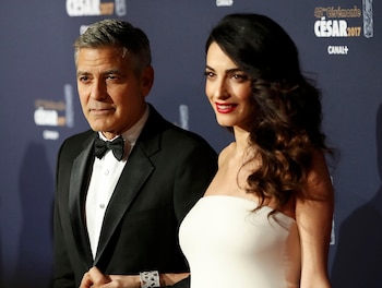 George y Amal en París,