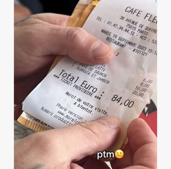 El ticket del almuerzo de