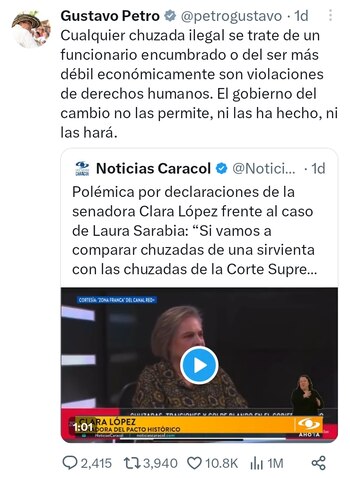 Trino de la respuesta del