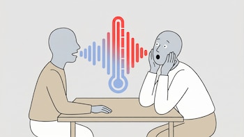 Qué significa que una persona suba el tono de voz durante una charla, según la psicología