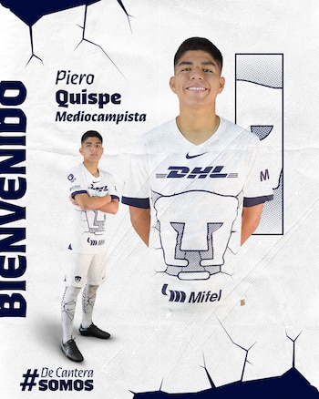 Pumas presentó oficialmente a Piero
