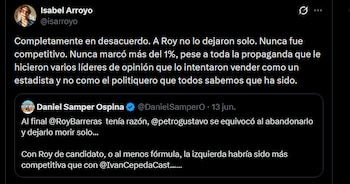 Daniel Samper Ospina - crédito @isarroyo/X