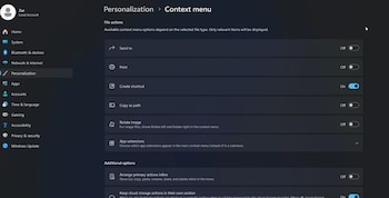 Windows 11 tendrá mejoras con su menú contextual.