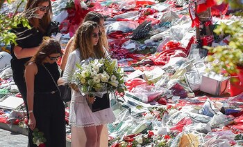 Rute Cardoso llevó un ramo