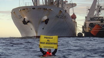 Ayelén Molaro, activista de Greenpeace,