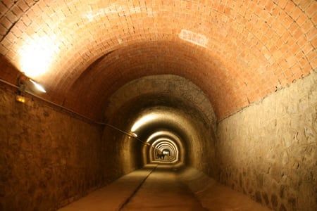 El interior del Desviament de Mataró. (Aigües de Mataró)