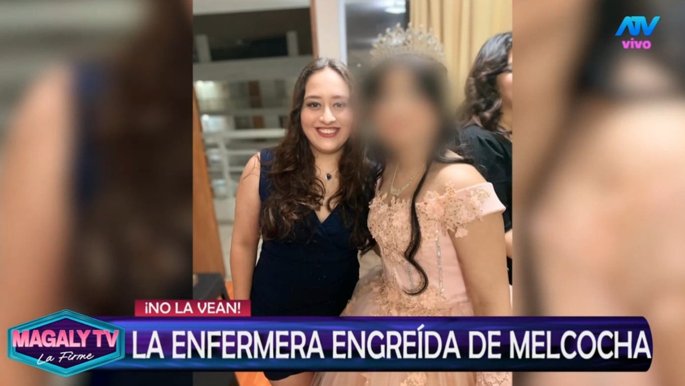 Melcochita habla en vivo sobre la joven que acompaña sus noches de salsa. Captura: Magaly TV La Firme.