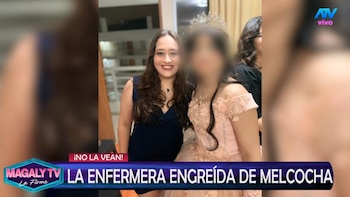 Melcochita habla en vivo sobre la joven que acompaña sus noches de salsa. Captura: Magaly TV La Firme.