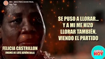 La vez que la madre de Luis Advíncula ofreció una reveladora entrevista a 'América Hoy'. Captura/América TV