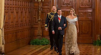 Sobre una de las cabañas