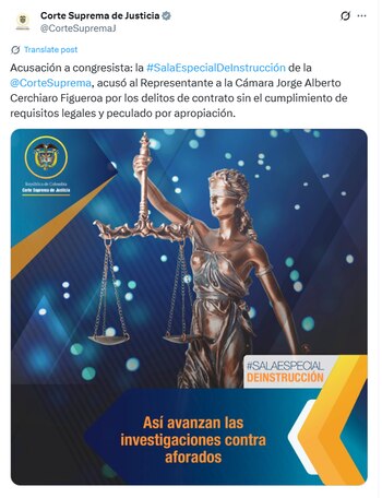 La Corte Suprema de Justicia