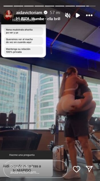 La influenciadora hizo una encuesta