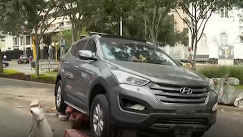 Accidente en la avenida Arequipa