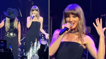 Taylor Swift canta su icónico “Love Story” y presume su anillo en medio de sus planes de boda