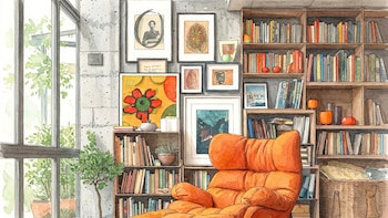 Ideas poco habituales para convertir un espacio vacío en una biblioteca doméstica con estilo