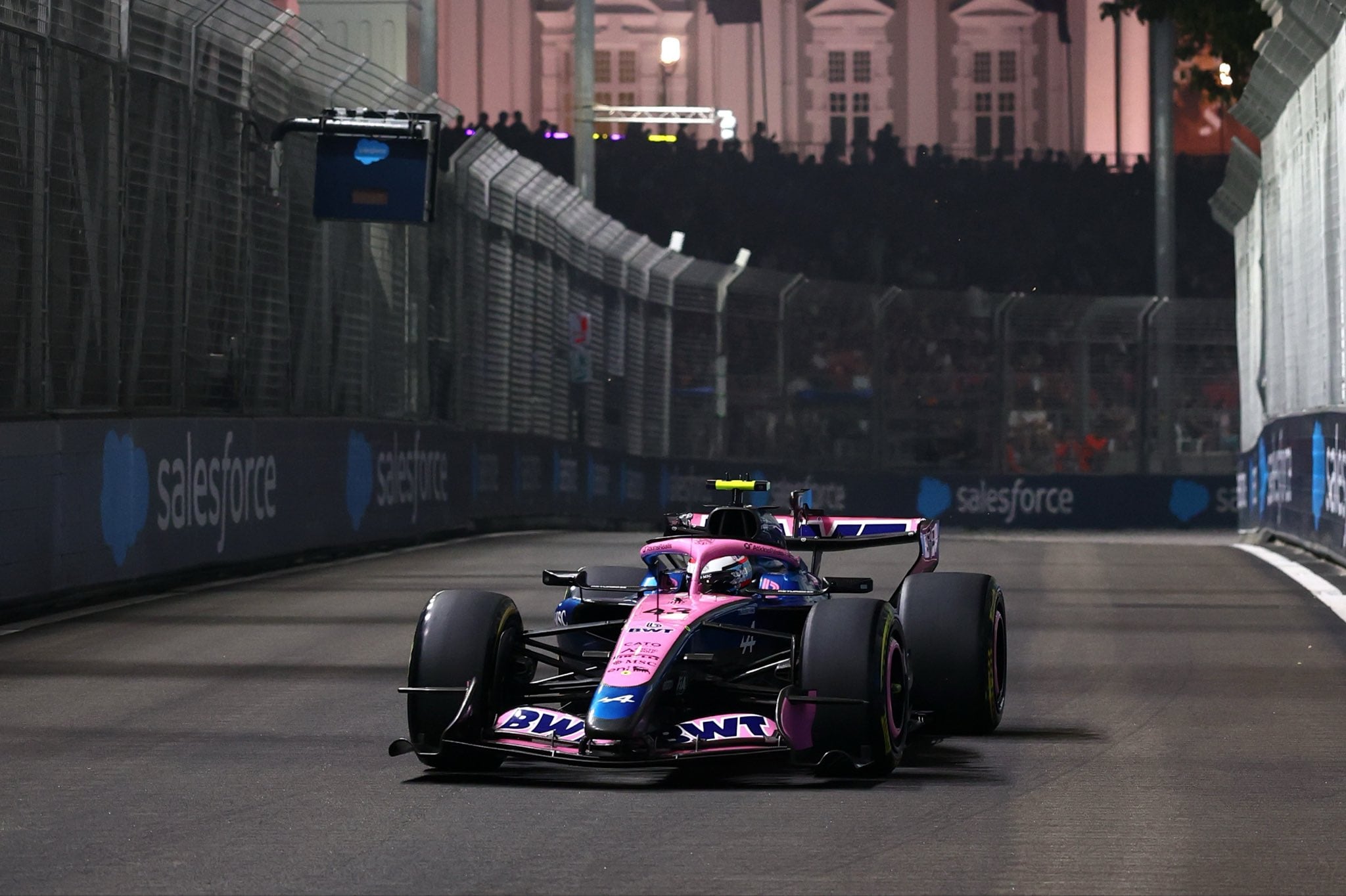 Franco Colapinto buscará una buena largada en la Sprint de Singapur (Foto: @AlpineF1Team)