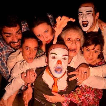 Durante la obra "Los gritos