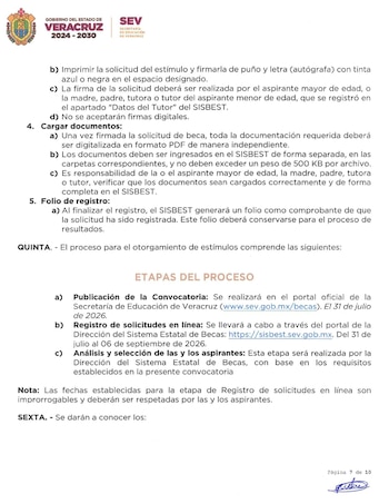 La convocatoria forma parte de los esfuerzos del Gobierno del Estado de Veracruz para reconocer la excelencia académica y fomentar la continuidad educativa en el nivel superior