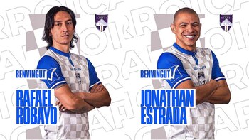 Mensaje de bienvenida del Club Esportiu Carroi de Andorra a los futbolistas colombianos Rafael Robayo y Jonathan Estrada / (Instagram: ce_carroi_)