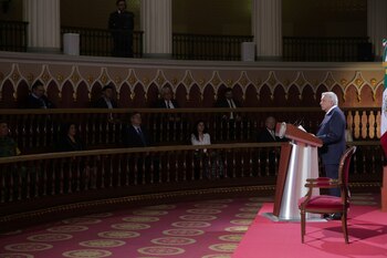 En Palacio Nacional, Andrés Manuel