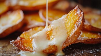 Deliciosas botanas de camote horneado