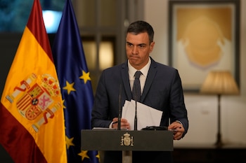 Pedro Sánchez, presidente del Gobierno.