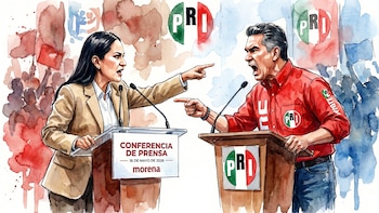 Ariadna Montiel y Alito Moreno se acusan de proteger “narcogobiernos” tras ataque armado en Tamaulipas y tensiones con Estados Unidos