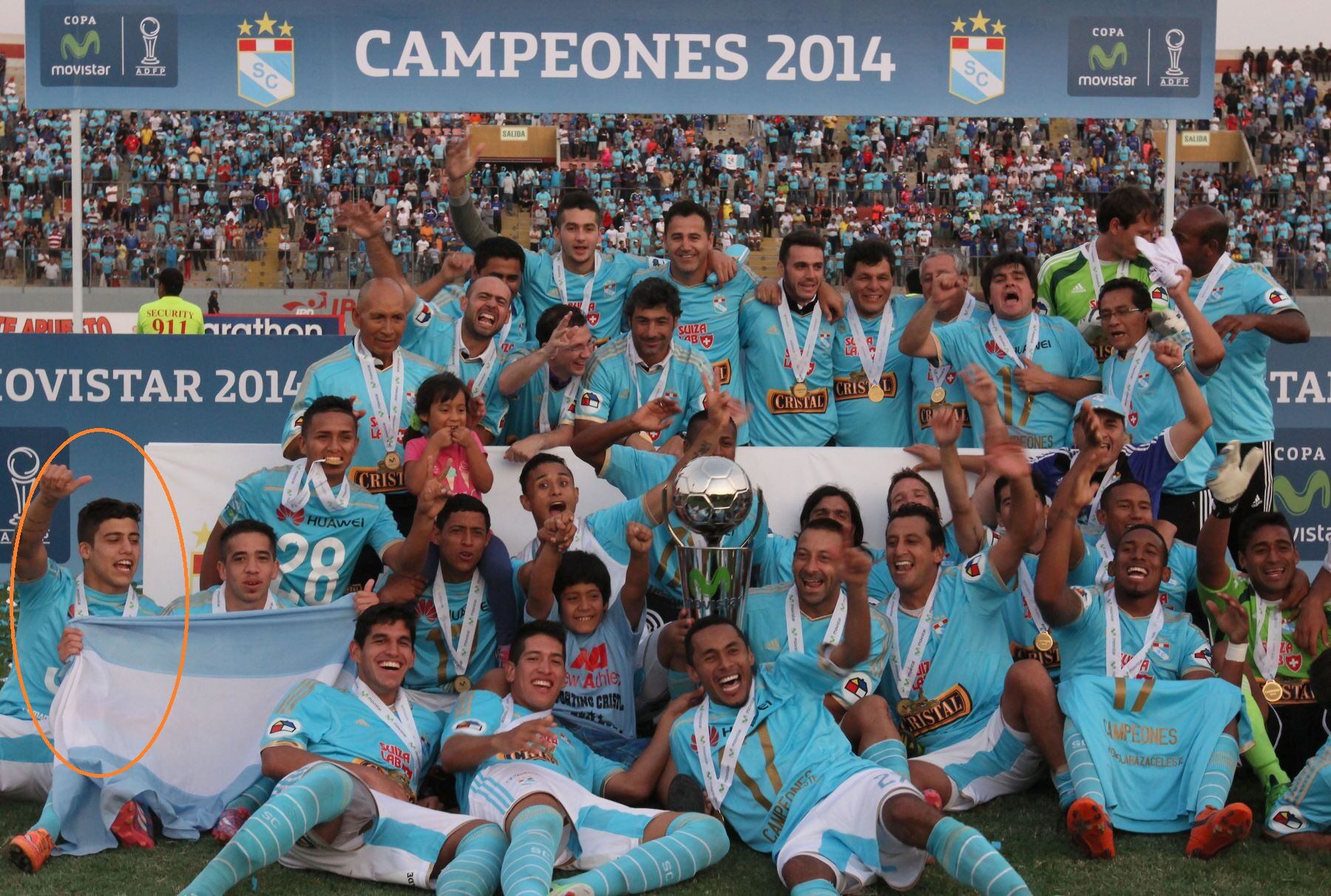Beto da Silva campeonó la Liga 1 2014 con Sporting Cristal. - créditos: Andina